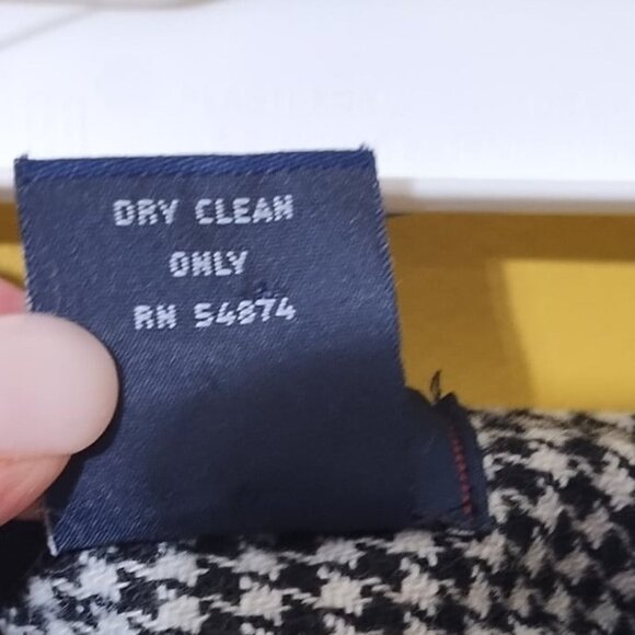 Vtg Y2K The Limited Houndstooth Wool Blend Mini Skirt Sz 10 Indie Preppy Classic - Picture 5 of 5